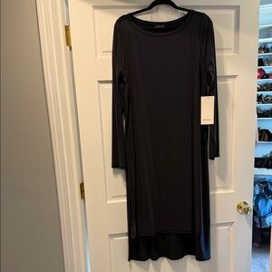 Elegant Black Long Sleeve Yoga Top